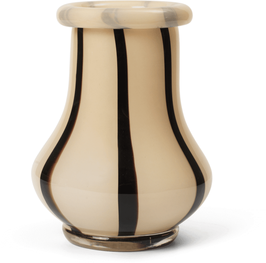 Ferm Living Riban vase 19 cm Cream