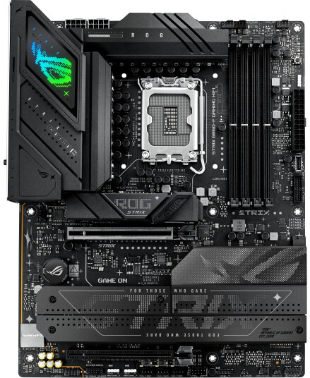 ASUS ROG Strix B860-F Gaming Hovedkort ATX med WiFi 7 og DDR5 ASUS ROG Strix B860-F Gaming Hovedkort ATX med WiFi 7 og DDR5