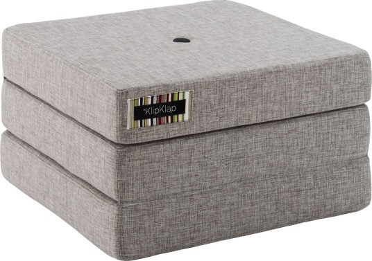 by KlipKlap 3 Fold Enkel Madrass Multi Grey