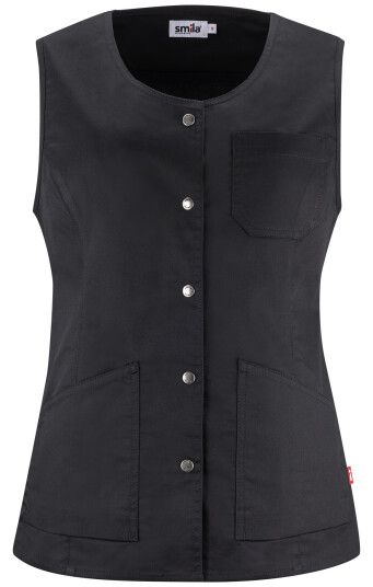 Smila Workwear Dame Bea Vest Svart 1 stk SBG-70352-99 XXS