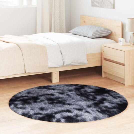  Flossteppe med lang luv NAVARRA mørkegrå 120x120 cm polyester 8721158558909