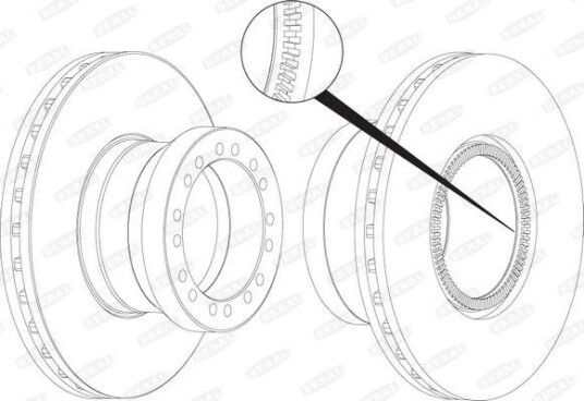 Bremseskive BERAL BCR256A Bremseskive BERAL BCR256A