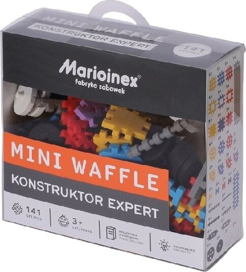 Marioinex Mini Waffle Constructor Expert Byggesett 141 Deler
