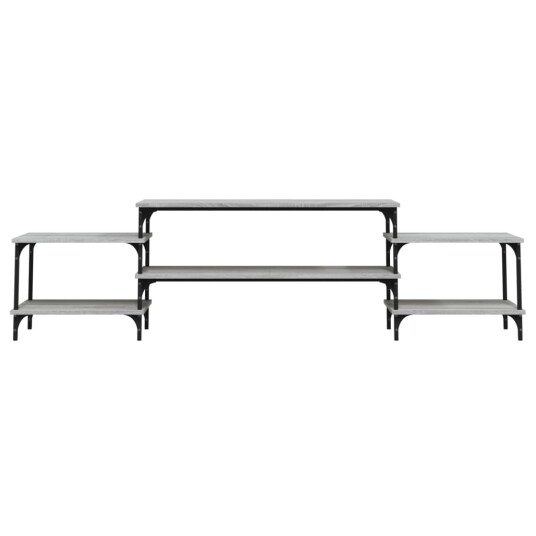 vidaXL TV-benk grå sonoma 197x35x52 cm konstruert tre vidaXL TV-benk grå sonoma 197x35x52 cm konstruert tre