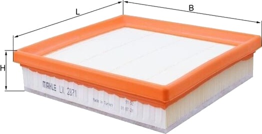 Luftfilter MAHLE ORIGINAL LX 2871