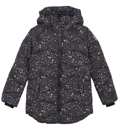 Color Kids Dunjakke Quilt m. Blomster Color Kids 2 år 92 Dunjakke Lilla