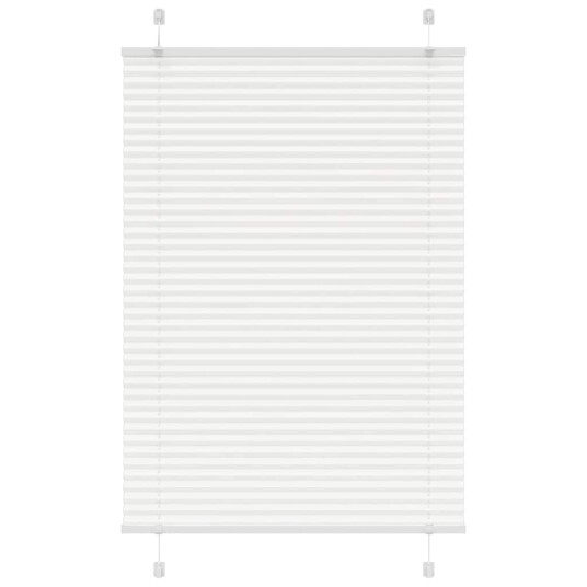 plisségardin Hvit 100x100 cm Stoff Bredde 99,4 Polyester plisségardin Hvit 100x100 cm Stoff Bredde 99,4 Polyester