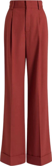 Alberta Ferretti Dame Bukser Rød S,