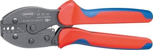 Knipex Presstång 975250 Preciforce 220mm, För Koaxialkontakter Knipex Presstång 975250 Preciforce 220mm, För Koaxialkontakter