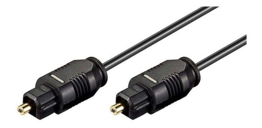 Goobay 2.2mm Toslink Optisk Kabel 3m Svart Goobay 2.2mm Toslink Optisk Kabel 3m Svart
