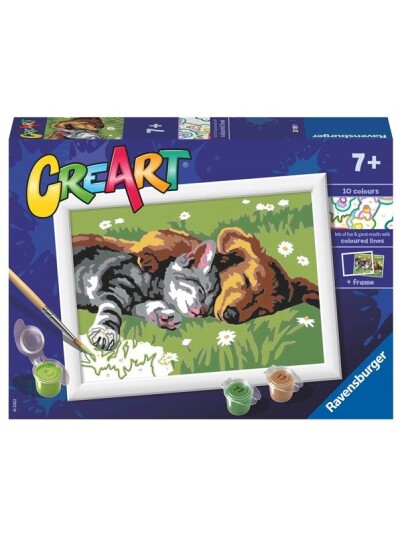 Ravensburger CreArt - Sleeping Cats and Dogs Ravensburger CreArt - Sleeping Cats and Dogs