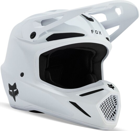 FOX V3 Solid MIPS Motocross Hjelm L Hvit FOX V3 Solid MIPS Motocross Hjelm L Hvit