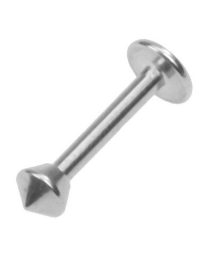 Utgått Crown Spike Labret Piercing Strl 1.2 x 8 mm med 3 mm kule