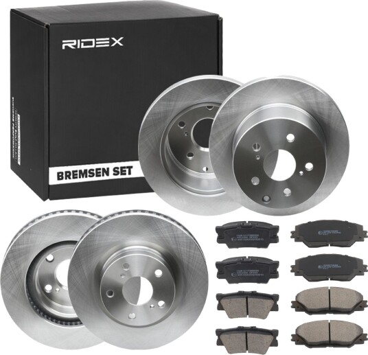 Bremseskiver og -klosser RIDEX 3405B1736