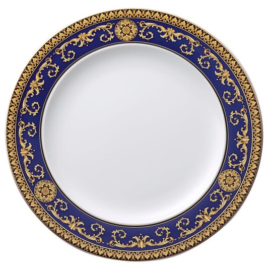 Versace Medusa Blue middagstallerken 27 cm