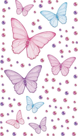 Face Jewels Butterfly for Barn
