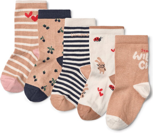 Liewood Silas Socks 5 Pack Multi/patterned 22/24