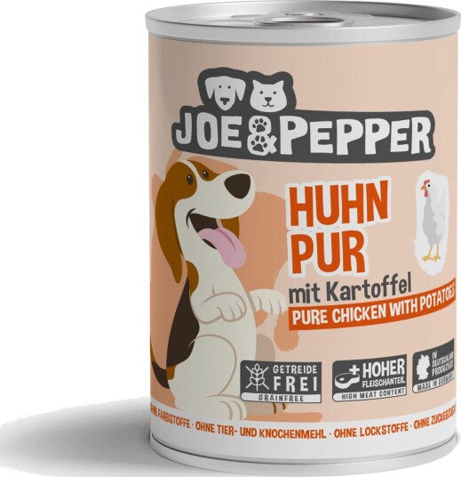 Joe & Pepper våtfôr Våtfôr til Hund & Potet Kylling 400 g Joe & Pepper våtfôr Våtfôr til Hund & Potet Kylling 400 g