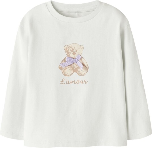 name it Nmfolima Ls Nreg Top - CLOUD DANCER - 86