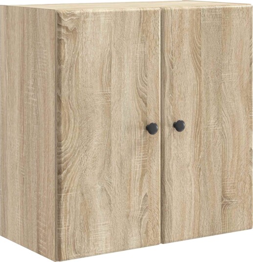 vidaXL Vegghengt skap Sonoma eik 59 x 31 x 60 cm Konstruert tre