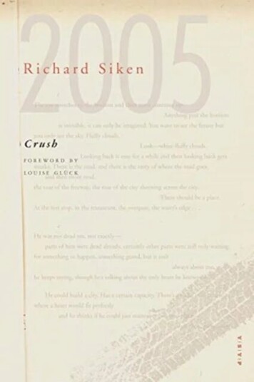 Crush Av Richard Siken