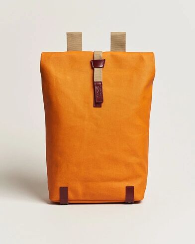 Brooks England Pickwick Cotton Canvas 26L Backpack Goose Beak/Maroon