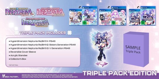 Hyperdimension Neptunia ReBirth Series 1 3 PS4 Hyperdimension Neptunia ReBirth Series 1 3 PS4