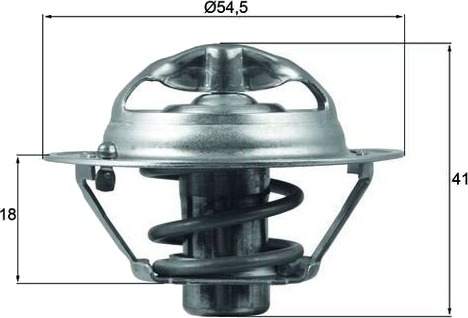 Termostat, kjølemiddel MAHLE TX 162 82D