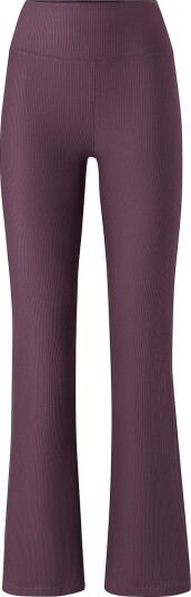 Röhnisch - Treningstights Ribbed R Flare HW Tight - Lilla