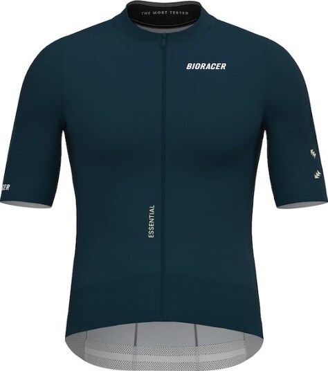 Bioracer Epic essential sykkeltrøye korte ermer graphite blue herre