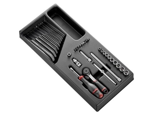 Facom Socket Adapter Sæt 1/4 (6,3 Mm) 36 Dele Mod.R161-26