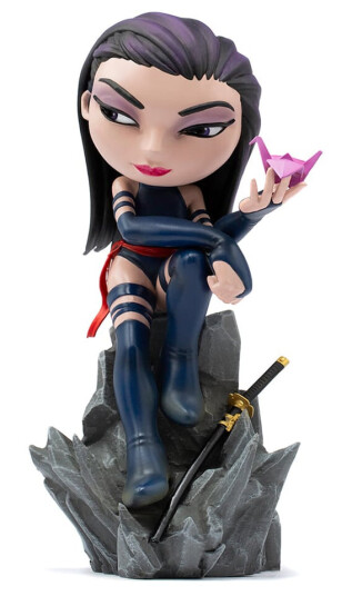 Iron Studios Psylocke MiniCo Figur 15cm Superhelt Iron Studios Psylocke MiniCo Figur 15cm Superhelt