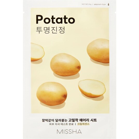 MISSHA Airy Fit Sheet Mask (Potato) 19 g K Beauty Masker