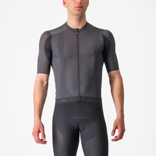 Castelli Superleggera 3 Sykkeltrøye Mørkegrå
