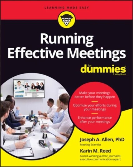 Running Effective Meetings For Dummies Av Joseph A. Allen, Karin M. Reed