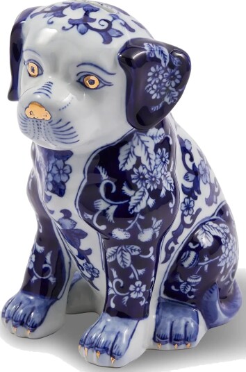 POLSPOTTEN Piggy Bank Navy L20X W13.7X H24.8CM