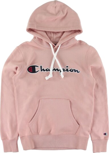 Champion Fashion Hettegenser - Rosa m. Logo - Champion - 16-18 år (176-188) - Hettegenser