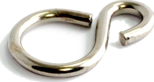 Habo S-krok 264 Forniklet 22mm - 10 Stk til Byggematerialer