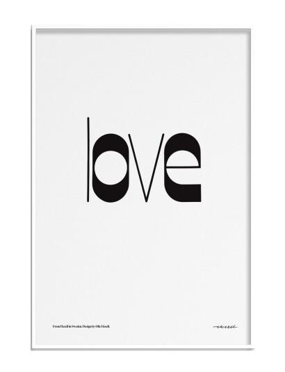 Olle Eksell Love - Multi/patterned - 50X70CM
