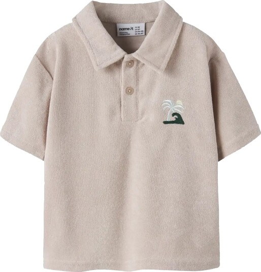 Name It Nmmjared Ss Nreg Terry Polo Beige 92