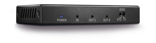Lindy 38235, Hdmi, 2X Hdmi, 3840 X 2160 Piksler, Sort, Metall, Ce, Fcc, Rohs, Reach, California Proposition 65