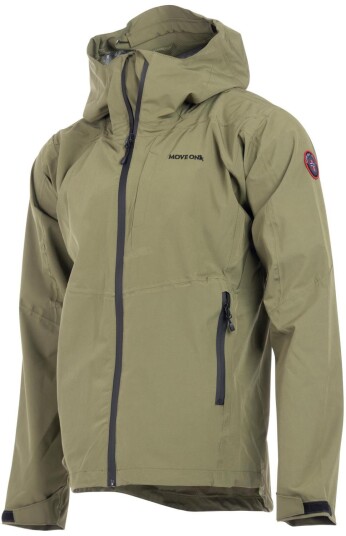 MoveOn Lyngen Skalljakke Mens Olive Olive M MoveOn Lyngen Skalljakke Mens Olive Olive M