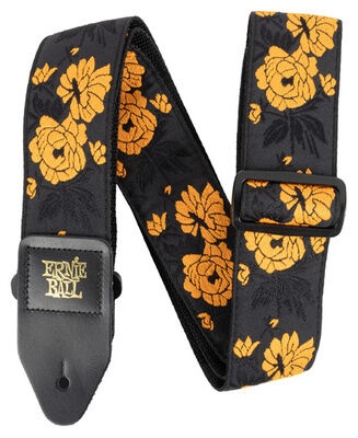 Ernie Ball E-Guitar Strap Tangerine Rose