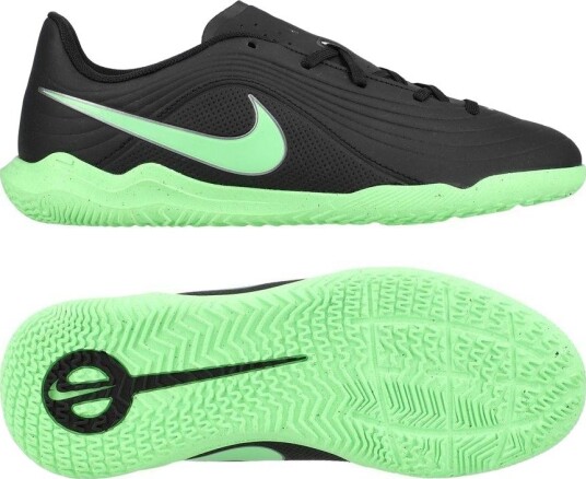 Nike Tiempo Maestro Club Ic Shadow   Svart/illusion Green Barn   Multi Ground (Mg) størrelse 33½