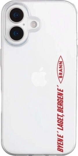 Phonecases3D iPhone 17 Brann SK Clear case -mobildeksel, hvit
