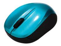 Verbatim Wireless Mouse GO NANO - mus - RF - karibisk blå