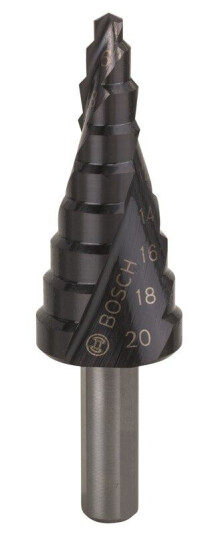 Bosch Trinnbor HSS-AlTiN 4 - 20 mm, 8,0 mm, 70,5 mm