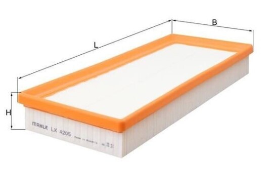 Luftfilter MAHLE ORIGINAL LX 4205