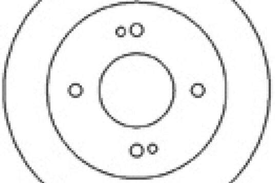 Bremseskive MAPCO 45507