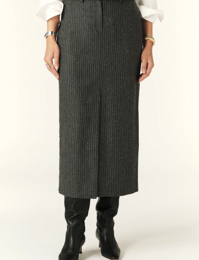 ba&sh Abiss Skirt Grey 38 ba&sh Abiss Skirt Grey 38